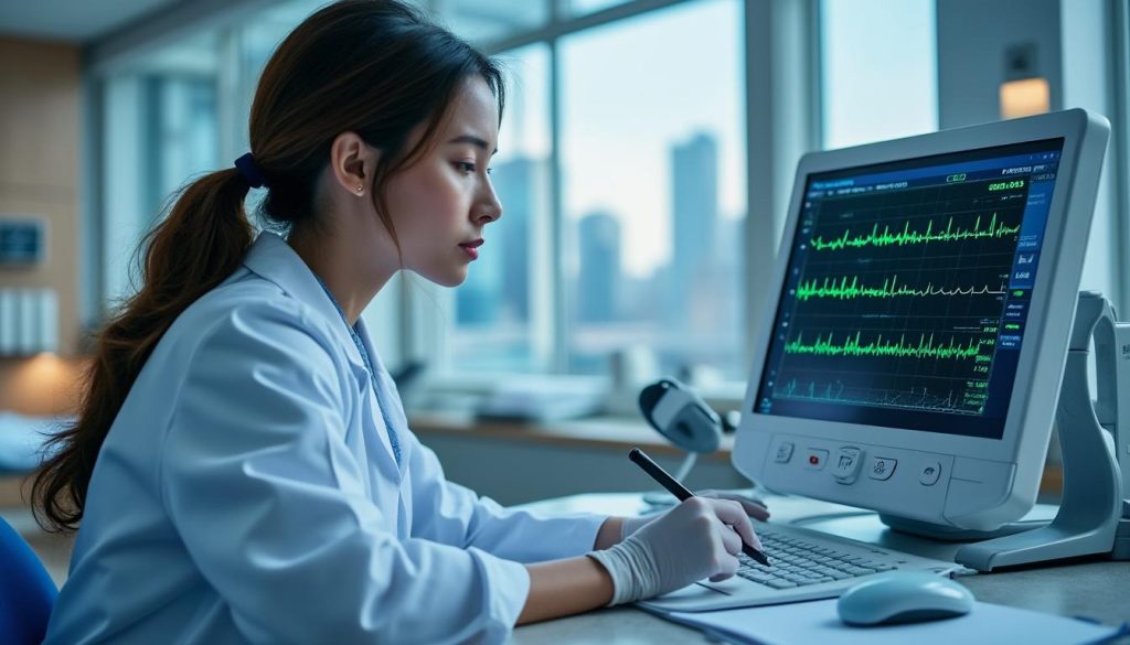 erfahren sie, wie sie wehen auf dem ctg erkennen und richtig deuten können, um frühwarnzeichen effektiv zu verstehen und die geburt bestmöglich zu begleiten.