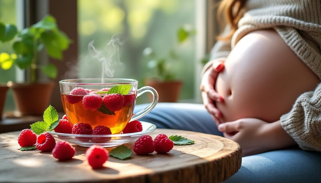entdecken sie, wie himbeerblättertee die schwangerschaft auf natürliche weise unterstützen kann, indem er die gebärmutter stärkt und zur entspannung beiträgt.