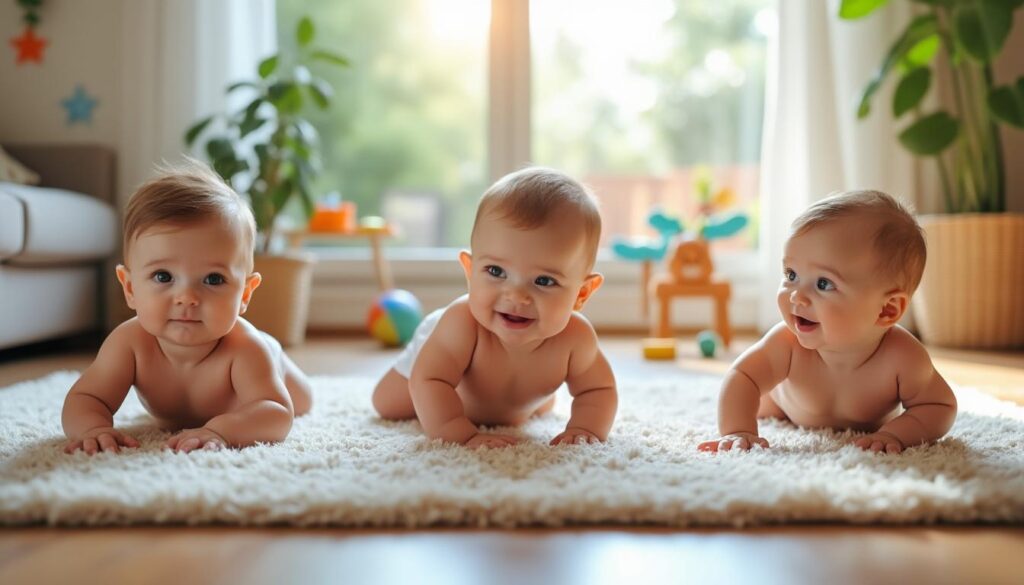 erfahren sie, ab wann babys typischerweise zu krabbeln beginnen und wie sich diese wichtige motorische fähigkeit im frühen kindesalter entwickelt.