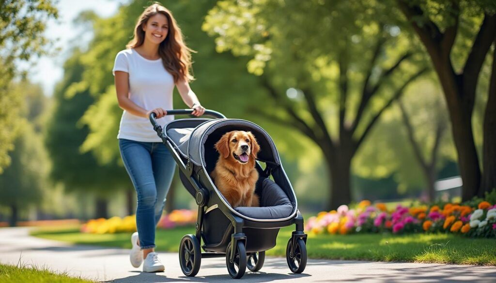 entdecken sie, wie ein hundebuggy das spazierengehen mit ihrem hund erleichtert, indem er komfort und sicherheit bietet – ideal für lange spaziergänge und ältere hunde.