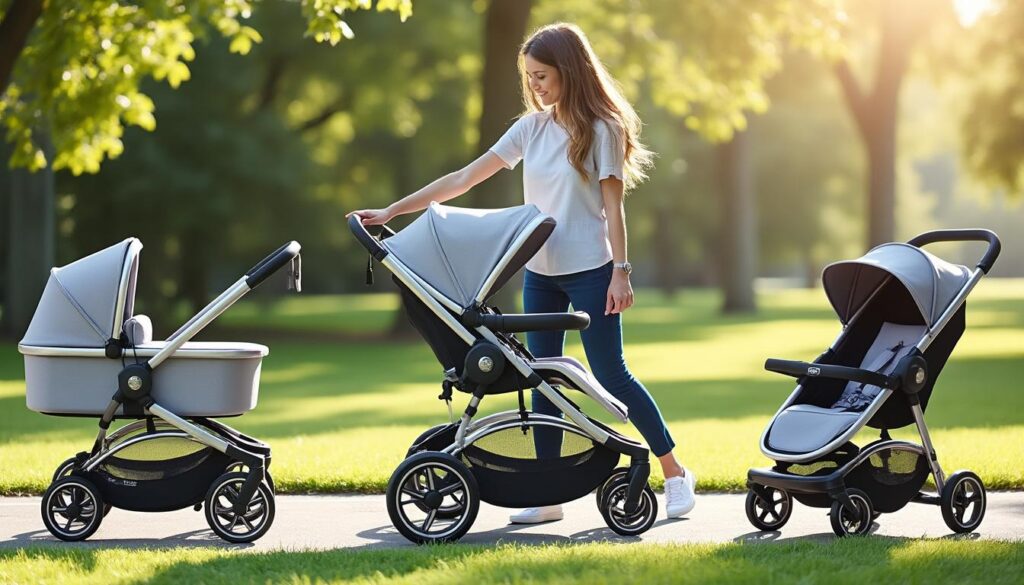 entdecken sie unseren kinderwagen 3 in 1 mit praktischen funktionen und vielseitigen nutzungsmöglichkeiten – ideal für jeden ausflug mit ihrem baby.