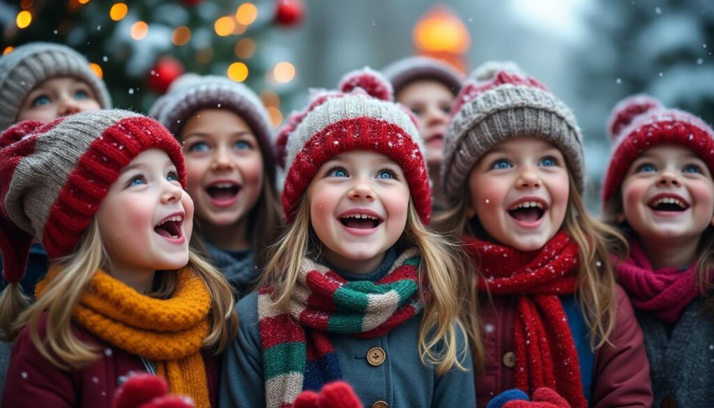 entdecken sie einfache und beliebte weihnachtslieder zum mitsingen für kinder – perfekte melodien für eine fröhliche weihnachtszeit voller spaß und musik.
